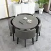 Juego Simple de Mesa y Sillas para Recepción, Mesa de Negociación, Mesa y Sillas para Recepción de Tienda de Uso Comercial, Mesa Redonda Pequeña para Oficina y Ocio