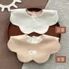 Clase a Toalla de Saliva para Bebé de Algodón Puro Impermeable de Doble Cara con Bolsillo para Saliva Babero para Recién Nacido Toalla de Saliva para Comer para Bebé Anti-Suciedad