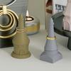 Zongbo Silicona Estéreo Castillo Pequeño Soporte para Anillos Piedra Difusora Molde de Silicona de Yeso DIY Adornos para Velas de Aromaterapia