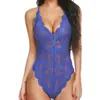 Lingerie Sexy Peça Única com Renda Europeia e Americana para Comércio Exterior Tamanho Plus Extremamente Atraente Lingerie para Boate Feminina