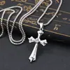 Cadena de suéter de moda todo partido explosiones estilo hip-hop ins colgante de acero de titanio accesorios para parejas collar para hombre de nicho venta al por mayor
