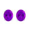 Pendientes de botón de moda versátiles y modernos con diamante de color de cuatro garras en forma de huevo Pendientes de botón versátiles para uso diario con garra ovalada Modernos