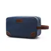 Bolsa de Lona Grossa Casual Portátil Estilo Coreano Cor Sólida Porta-moedas Portátil Bolsa de Armazenamento Unissex Bolsa de Maquiagem