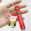 Llavero Navideño Transfronterizo Colgante Caja Sorpresa Papá Noel Muñeco de Nieve Árbol de Navidad Llavero Navideño Colgante Pequeño