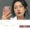 Cosplay parte inferior de marco medio estilo prohibición gafas decorativas celebridad de internet sin marco bidimensional hermana real femenina jk marco de gafas de chica suave