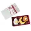 Regalo Festival de Mediados de Otoño diseño creativo caja de regalo con fragancia atmósfera hecha a mano adorno de escritorio set de velas aromáticas hecho a medida