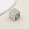 Hebilla Cuadrada Hueca de Nuevo Estilo Transfronteriza, Hebilla para Fijar la Esquina de Camisas y Playeras, Hebilla Cuadrada Pequeña Multifuncional para Bufanda