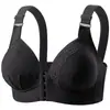 [Fácil de Colocar e Tirar, Sutiã Push-Up com Botão Frontal que Levanta o Peito] Lindo Costas Roupa Íntima Feminina, Tamanho Grande, Fino, Sem Aro, Confortável