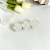 Pinza de plátano elegante estilo coreano con incrustaciones de perlas, Pinza retorcida simple en blanco y negro, Pinza para cola de caballo, Pasador de moda, Hebilla grande para cola de caballo