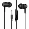 Auriculares Pinger Semi-In-Ear de Goma Suave con Conector Redondo de 3.5 mm Adecuados para Videojuegos Inteligentes, Escuchar Música con Micrófono, Auriculares de Música al por Mayor
