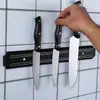 Soporte Magnético para Cuchillos de Pared Perforado para Uso en Cocina, Herramienta Conveniente, Almacenamiento Antideslizante, Succión Magnética