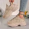Tênis Casual Plataforma de Malha Plus Size Transfronteiriço Torre Shoes Feminino Novo Verão 2024 Versátil Confortável Sapatos Femininos