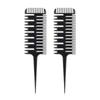 Peine Profesional de Doble Cara para Mechas con Cola Puntiaguda para Uso en Salón de Belleza, Herramienta de Peine para Tratamiento y Teñido del Cabello, Peine para Peinar el Cabello, Herramienta Mágica para Dar Volumen