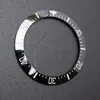 Accesorios Bisel Cerámico Oblicuo para Reloj 40 mm x 31.7 mm Accesorios de Repuesto para Bisel de Reloj