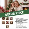Set de Pintura con Punzón sobre Tela Navideña 3D Kit de Arte Creativo Interactivo Hecho a Mano para Atmósfera Navideña