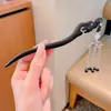 Pasador de Sándalo Negro para Mujer, Accesorio para el Cabello Fresco y Elegante, Pasador de Flor de Magnolia, Adorno para el Cabello Estilo Antiguo Qipao, Pasador Diario para Peinados Recogidos