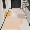 Tapete de piso de lama de diatomáceas para porta de entrada, absorve água, seca rapidamente, repelente de poeira, antiderrapante, adequado para corredor e banheiro, pode ser cortado no tamanho para uso doméstico