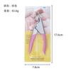 Tesoura de Manicure de Uma Palavra Aço Inoxidável Ferramentas de Manicure Tesoura de Unha Vestível DIY Mesma Loja de Manicure Tesoura de Uma Palavra em Forma de U