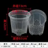 Maceta Qingshan Transparente para Control de Raíces Maceta para Flor de Phalaenopsis Maceta Hueca Transpirable para Alocasia Anthurium Dendrobium Maceta para Suculentas con Agujeros Laterales
