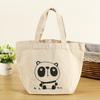 Fornecido Diretamente pelo Fabricante, Bolsas Tote de Lona com Estampa Fofa de Ombro Único para Estudantes, Bolsas de Algodão Criativas para Negócios com Logotipo Personalizado Impresso