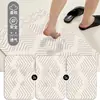Alfombrilla de baño absorbente de alta densidad, alfombrilla de puerta de baño de tierra de diatomeas de secado rápido, alfombrilla de cocina antideslizante y resistente al desgaste