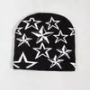 Venta caliente transfronteriza comercio exterior gorro de punto sombrero europeo y americano moderno nuevo jersey estrellita jacquard y2g sombrero para hombre y mujer