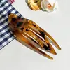 Presilha de Pato Cauda de Andorinha com Estampa de Leopardo Mais Vendida na Amazon Transfronteiriça, Grampo Elegante e de Alta Qualidade para Rabo de Cavalo Feminino na Parte de Trás da Cabeça