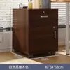 Archivero, Estante de Almacenamiento para Escritorio, Gabinete Lateral de Madera con Cerradura, Gabinete de Almacenamiento, Gabinete de Almacenamiento para Escritorio de Oficina, Gabinete de Información