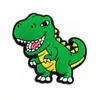 Dinossauro Verde PVC Macio Patch Case de Celular Decoração Boneca Acessórios Planos Acessórios para Joias DIY Atacado
