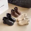 Dr. Menina. Botas Martens 2026 Outono/Inverno Novo Estilo Botas Individuais para Meninas Estilo Britânico Botas de Couro Versáteis para Crianças Botas de Cano Curto Versáteis para Bebês