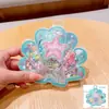 Set de dibujos animados para niños con cuentas, collar de niña, pulsera, rompecabezas, material para joyería DIY hecho a mano, bolsa, juguete, caja de regalo