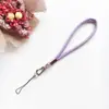 Cordão Curto para Celular, Cordão de Couro PU de Alta Qualidade, Pingente de Chaveiro, Pulseira de Pulso Unissex