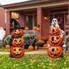 Amazon Novo Halloween Abóbora de Pé Estaca de Jardim Placa Decoração de Jardim de Halloween Plug-in Placa de Festa