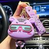 Porta-moedas de Silicone com Áudio Criativo Bolsa de Armazenamento Infantil Pingente de Chaveiro Boneca Pendurada Exquisita Máquina de Venda Presente