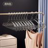Cabide de Roupa Transparente com Ombros Largos, Cabide Sem Costura, Cabide de Roupa de Cristal, Suporte para Roupas, Varal, Espessado e Durável