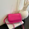 Bolso bandolera de un solo hombro de diseño nicho coreano, color liso, moderno, elegante, nuevo artículo de verano 2026, bolso cuadrado pequeño para la oficina y el trabajo