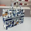 Bolsa de Feltro Grande Capacidade Estilo Pintura a Óleo Bolsa de Feltro Bolsa Tote Transversal Sublimação Moderna Simples Bolsa de Mão de Feltro