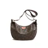 Bolso Nuevo para Mujer 2026 con Patrón Vintage, Contraste de Color, Gran Capacidad, Estilo Dumpling, Bolso de Media Luna Versátil de Hombro Cruzado a la Axila Retro a la Moda