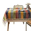 Mantel estilo retro, impermeable y a prueba de aceite, lavable, rectangular, mantel estilo ins, lujo ligero con un toque de alta gama, paño protector de escritorio