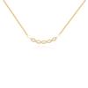 Lujo ligero nicho Rojo de internet mismo estilo colgante de letra moda collar versátil cadena clavicular elegante dulce collar de acero de titanio para mujer