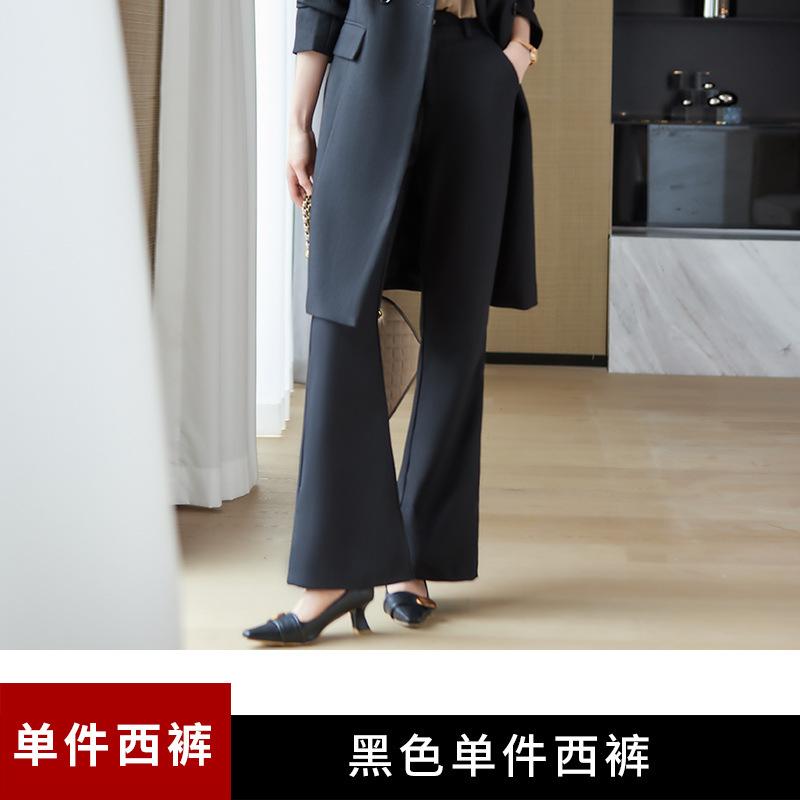 黑色单件西裤