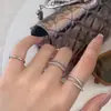 Conjunto de Anillos de Zirconia Luna Azul Amor Transfronterizo Anillo Pulsera Personalizado para Mujer Lujo Ligero Diseño de Nicho Venta al por Mayor