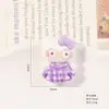 Gatinho Criativo de Óculos Acessórios de Resina Xadrez Desenho Animado Handmade Joias DIY Grampo de Cabelo Infantil Material para Sapato