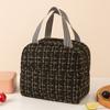 Bolsa para Fiambrera Estilo Xiao Xiang Otoño e Invierno Aislamiento Térmico Bolsa para Fiambrera Gran Capacidad Bolsa para Picnic al Aire Libre Bolso para Llevar Arroz Bolsa para Almuerzo