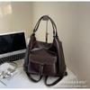 Bolsa Retro de Grande Capacidade para Uso Casual e Deslocamento para Mulheres 2026 Nova Moda Mochila Multifuncional Bolsa Tote de Ombro Único