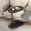 Mesa lateral para sofá para uso doméstico, móvil y ajustable, diseño simple para sala de estar y balcón, mesa de café pequeña de lujo ligero, mesita de noche para dormitorio