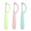 Pelador de Acero Inoxidable Pelador de Boca Lateral Cocina Multifuncional Papa Fruta y Verdura Artefacto Pelador Pelador de Frutas Rascador Melón