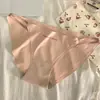 Pantaletas de Seda de Hielo Sin Costuras de una Sola Pieza para Mujer, Tirantes Finos Sexy, Cintura Baja, Elásticas, Amigables con la Piel, Entrepierna de Algodón Puro, Bragas Transpirables