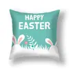 Cojín Decorativo Suave para el Hogar Color Profundo Cojín de Almohada Sofá Mesita de Noche Conejo Estampado Doble Cara Cintura