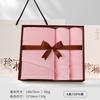 Jialiya Caja de Regalo de Toalla y Toalla de Baño Set de Tres Piezas Algodón Puro Engrosada Suave Regalo de Agradecimiento de Negocio Regalo de Cumpleaños para Empleado Palabras Bordadas